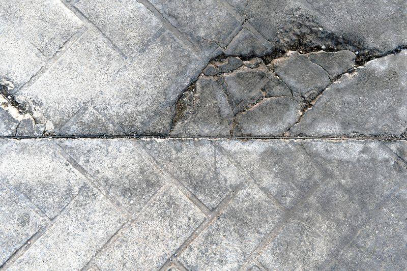 Cracked Cement Surface